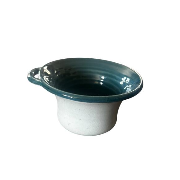 Great Bay Pottery Bowl 2007 One Handle Snowman Image Country Farmhouse - Picture 4 of 8